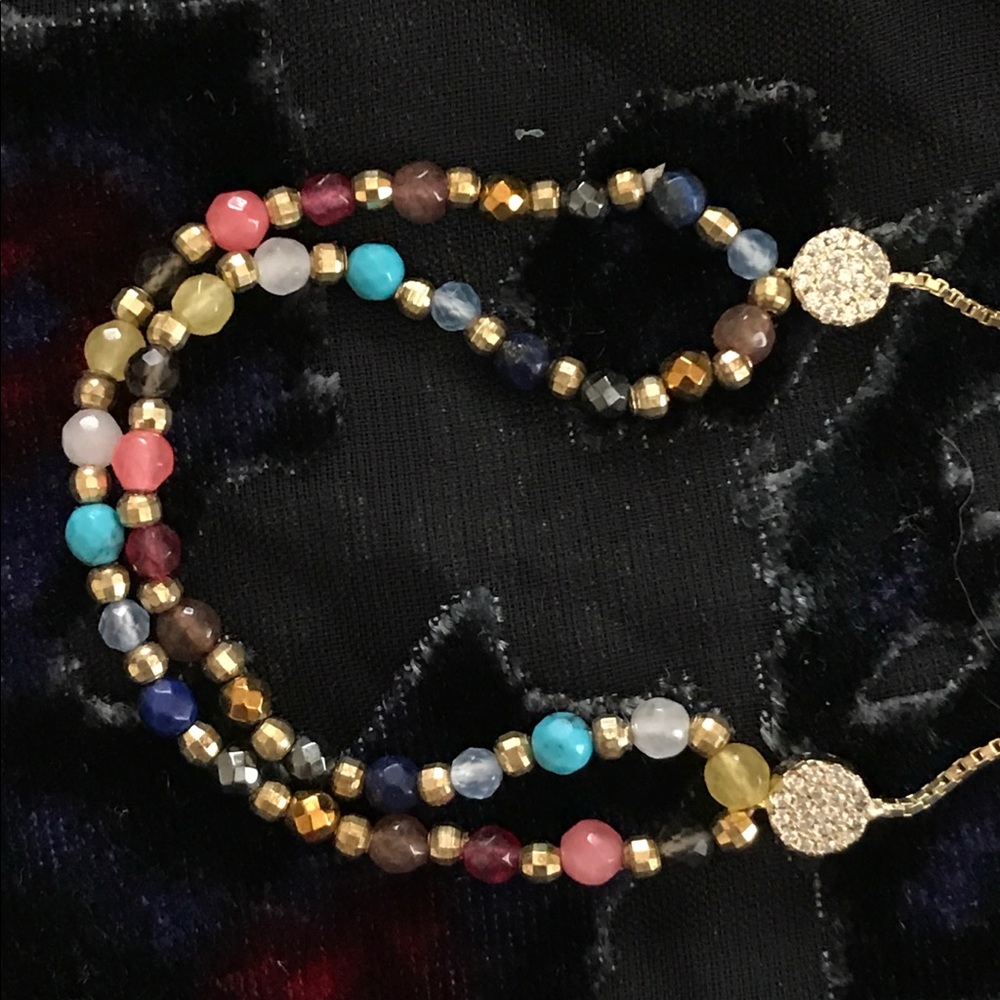 Adjustable Beaded Bracelet